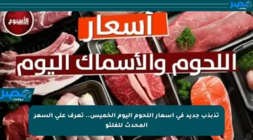 تذبذب جديد في أسعار اللحوم اليوم الخميس.. تعرف على السعر المحدث للفلتو